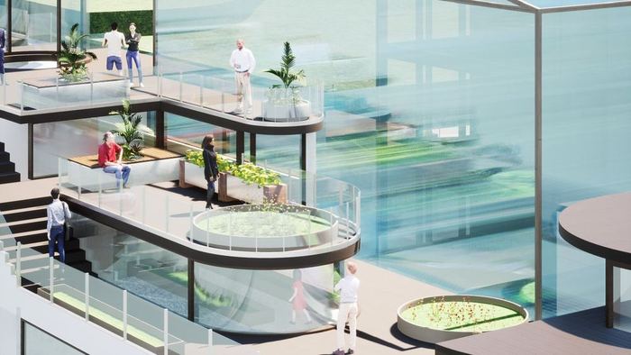 Shared garden terraces
