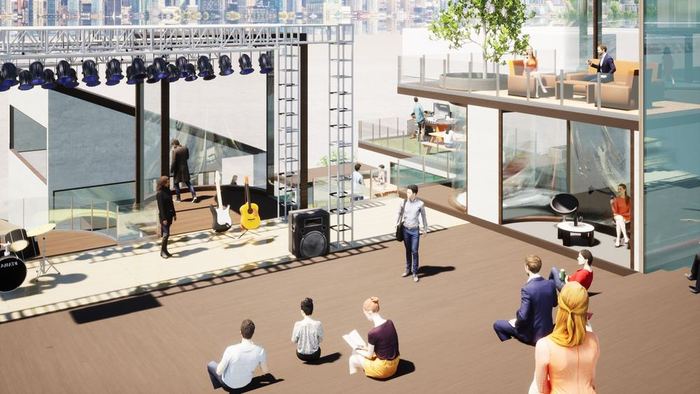 Outdoor performance space