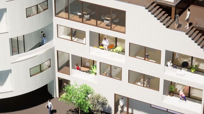 Private residential terraces